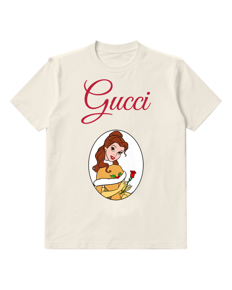 Light Gray Brown Haired Woman Small Animal Portrait Graphic T-Shirt - front product view