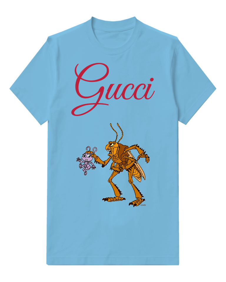 Sky Blue Character Design 10955 Graphic T-Shirt - front product view