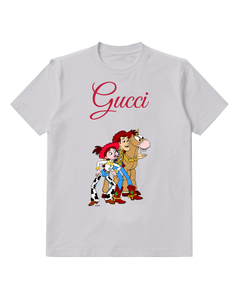 Light Gray Woody Jessie And Bullseye Together Graphic T-Shirt - front product view