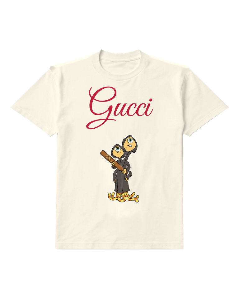 Ivory Boy Crew Neck Graphic T-Shirt - front product view