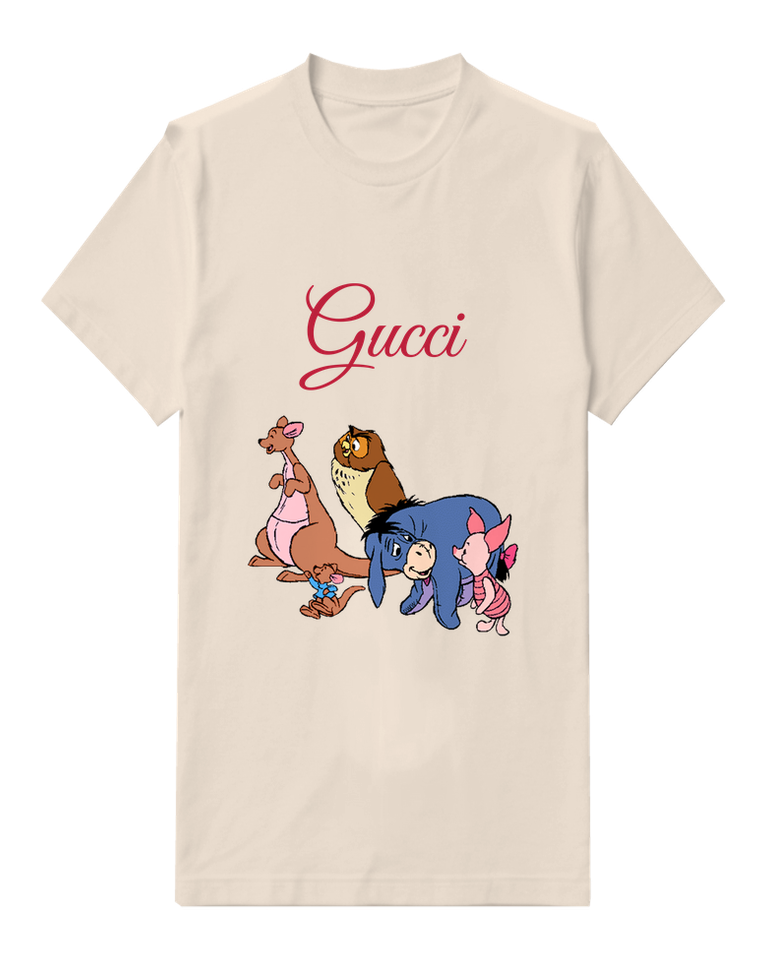 Ivory Roo Kanga Owl Eeyore Piglet Graphic T-Shirt - front product view