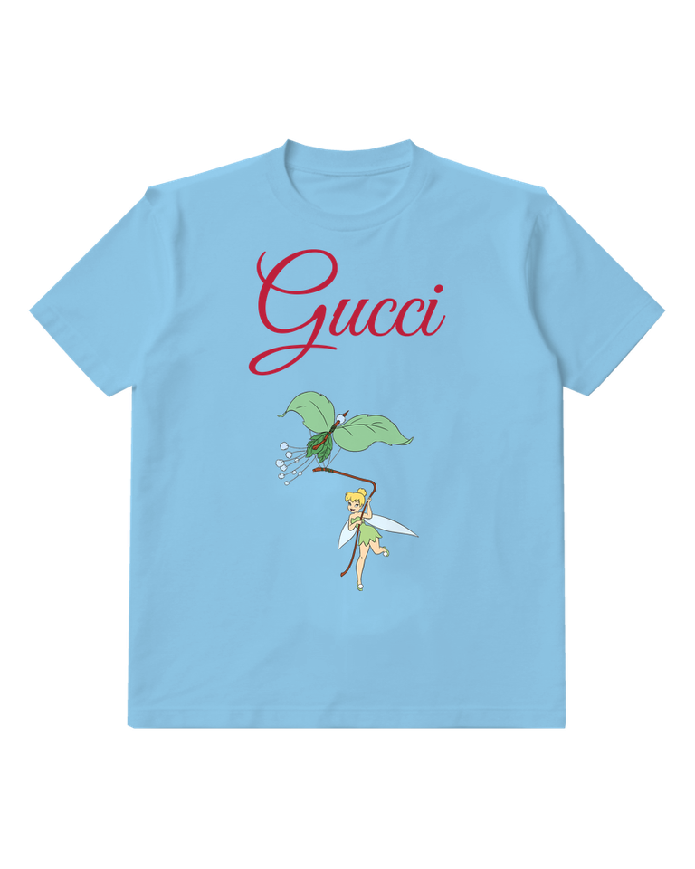 Sky Blue Fairy Graphic T-Shirt - front product view