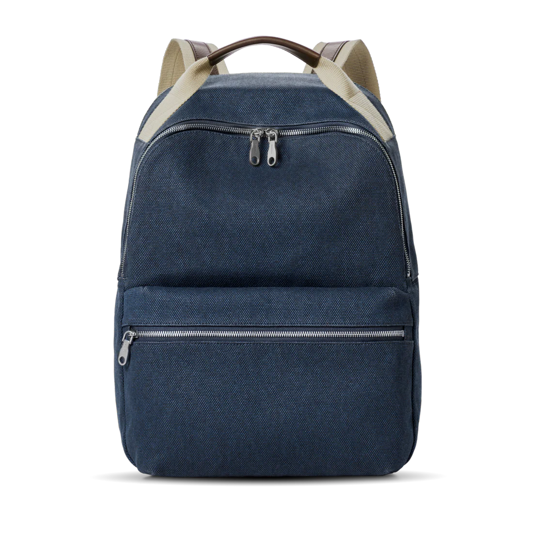 Multi-Pocket Zipper Daypack with Padded Shoulder Straps for Work & Casual Daily Outfits